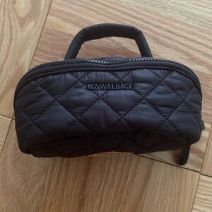 MZ Wallace Black Quilted Cosmetic Bag
